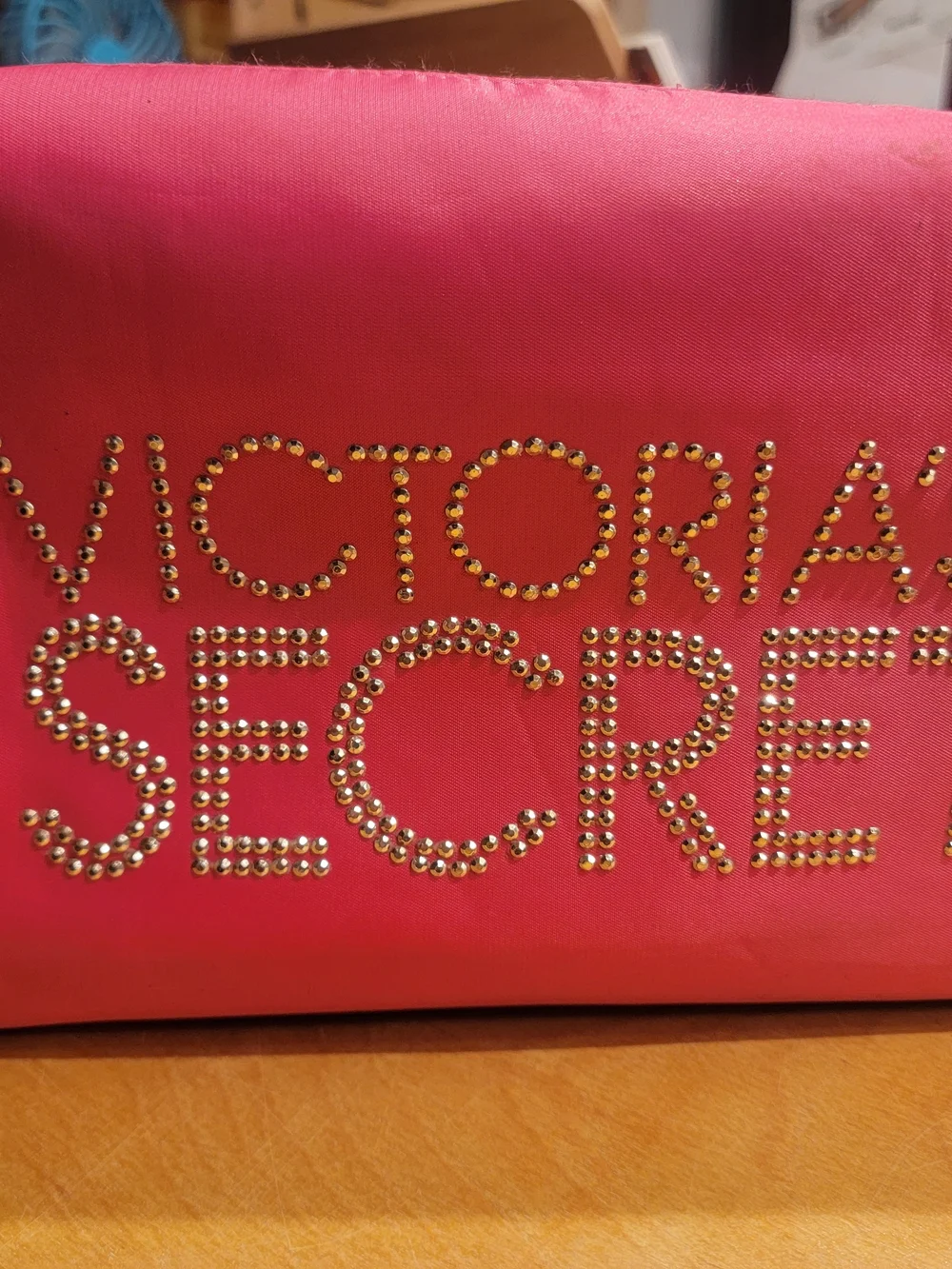 Victoria's Secret Pink Studded Cosmetic Bag